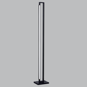 Brightstar SL421 Black Metal and Acrylic 27W LED Standing Lamp with Moveable Arm, 4000K