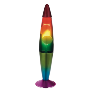 Brightstar TL106 Rainbow Colour Changing Lava Lamp - 415mm Height, 25W SES Bulb Included