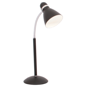 Brightstar TL311 Metal Desk Lamp with Flexi Arm - Black/White