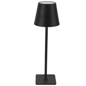 Brightstar TL660 BLACK Rechargeable LED Table Lamp with Touch Control and Dimmable CCT (3000K-6500K)
