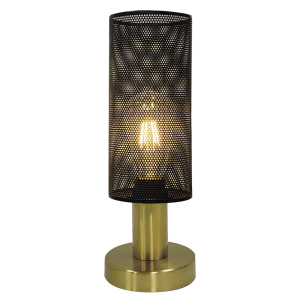 Brightstar Elegant Black and Gold Metal Table Lamp - TL704 BK/GD