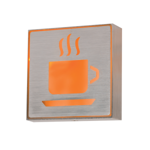 Brightstar WB308 Orange LED Wall Bracket Cafe Sign