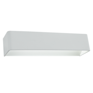 Brightstar WB342 White Aluminium and Acrylic Up/Down LED Wall Bracket (4000K, 960lm)