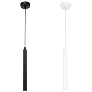 Brightstar PEN233 Sand Black/White Metal & Aluminium LED Pendant (3W, 4000K)