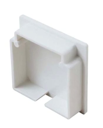 OGATIN PVC End Cap 100 x 100 for PVC Trunking, White