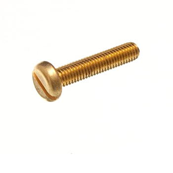 M5 x 30mm Brass Machine Screw (Hex Screw/Nut Type)