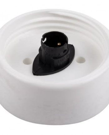 6" White PVC Galleries for Lamp Holders