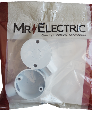 Ogatin 20mm 1-Way PVC Conduit Box Pre-Pack (3 Count)